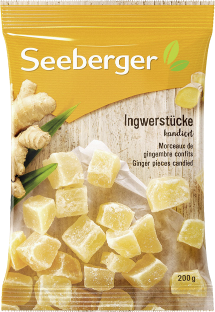 Seeberger Ingwer-Stücke kandiert