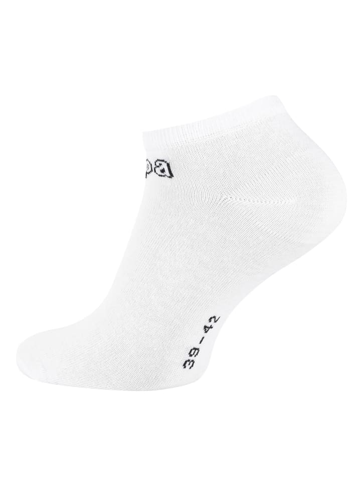 Kappa 12 Paar SNEAKER Socken Sportsocken in weiss günstig kaufen