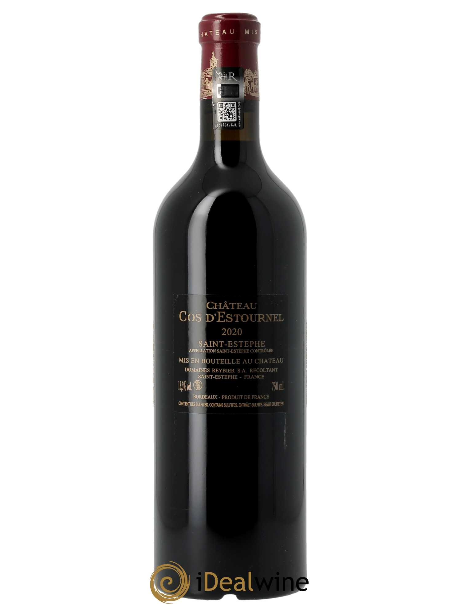 Cos d'Estournel 2ème Grand Cru Classé (CBO à partir de 6bts) 2020 - Lot de 1 Bouteille
