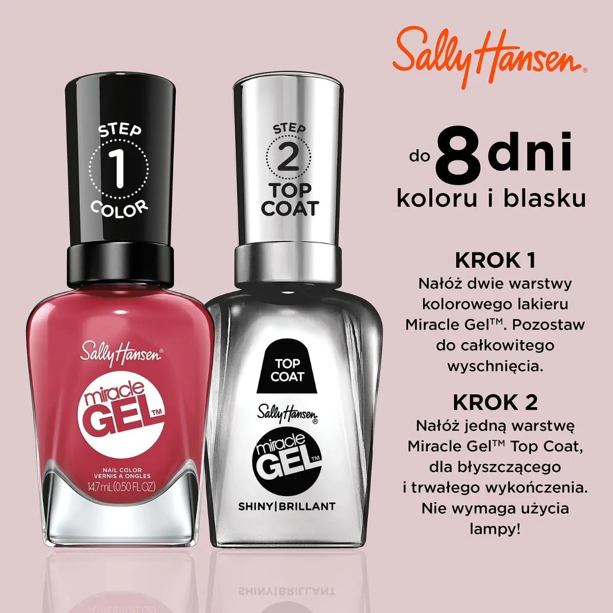 Sally Hansen Miracle gel lak za nokte, 256