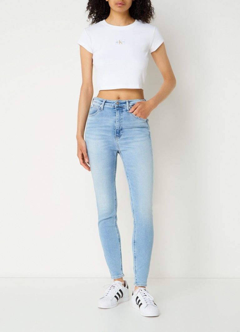 Blugi skinny cu talie înaltă Calvin Klein, ușori
