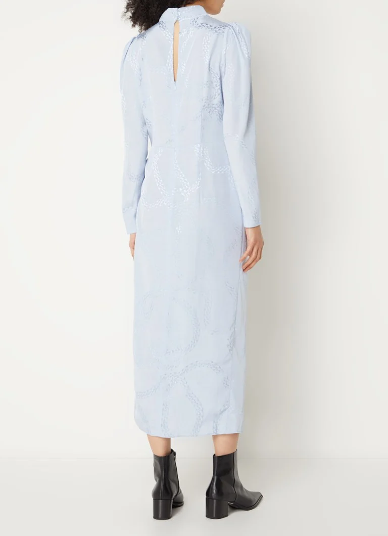 Vestido midi Kasera de HUGO BOSS con detalle anudado