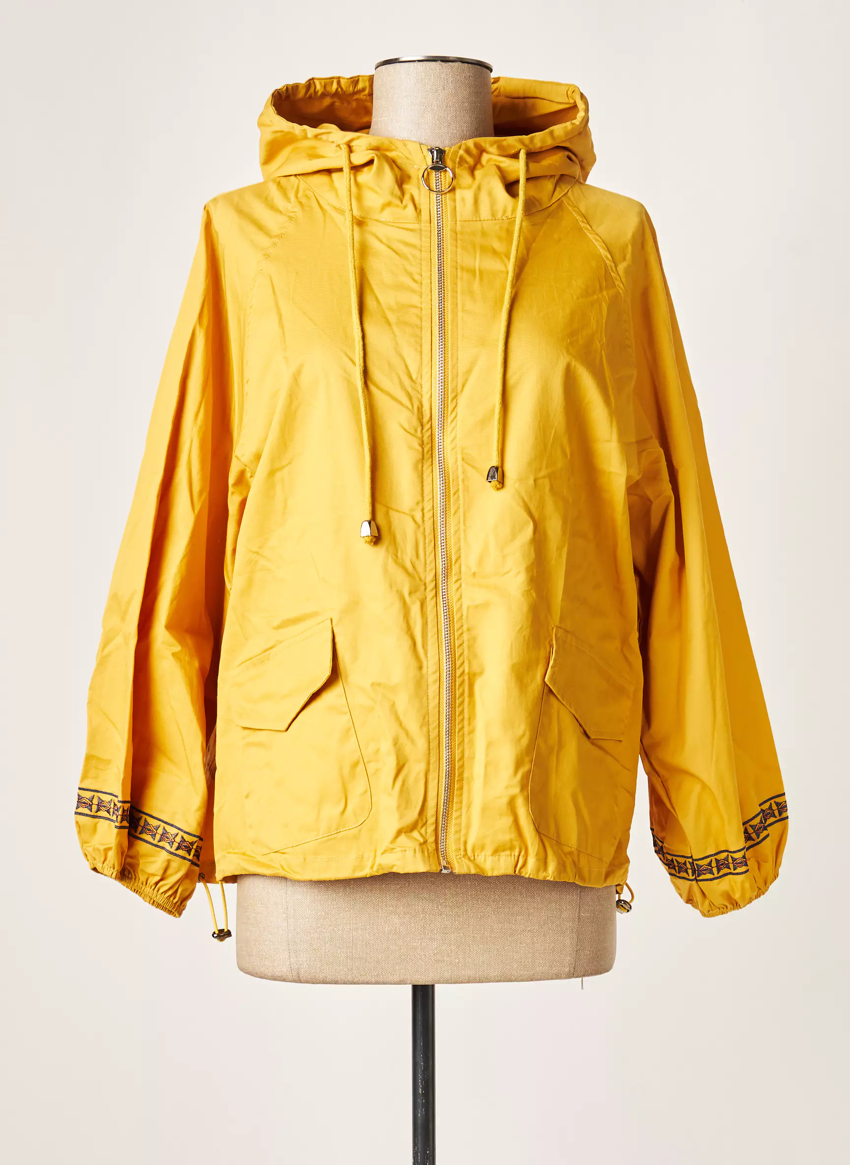 Piment Rouge Vestecasual Femme couleur jaune