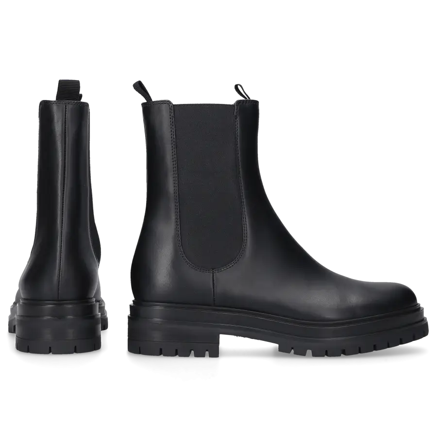 Gianvito Rossi - Chelsea Boots CHESTER Kalbsleder - schwarz