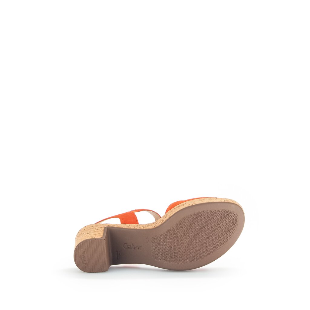 Gabor fashion Plateau Sandale orange