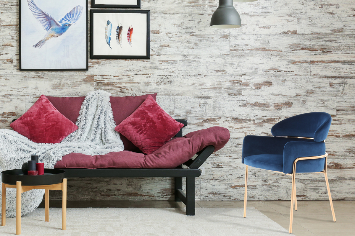 Kayoom Stuhl Corey 125 Blau / Roségold