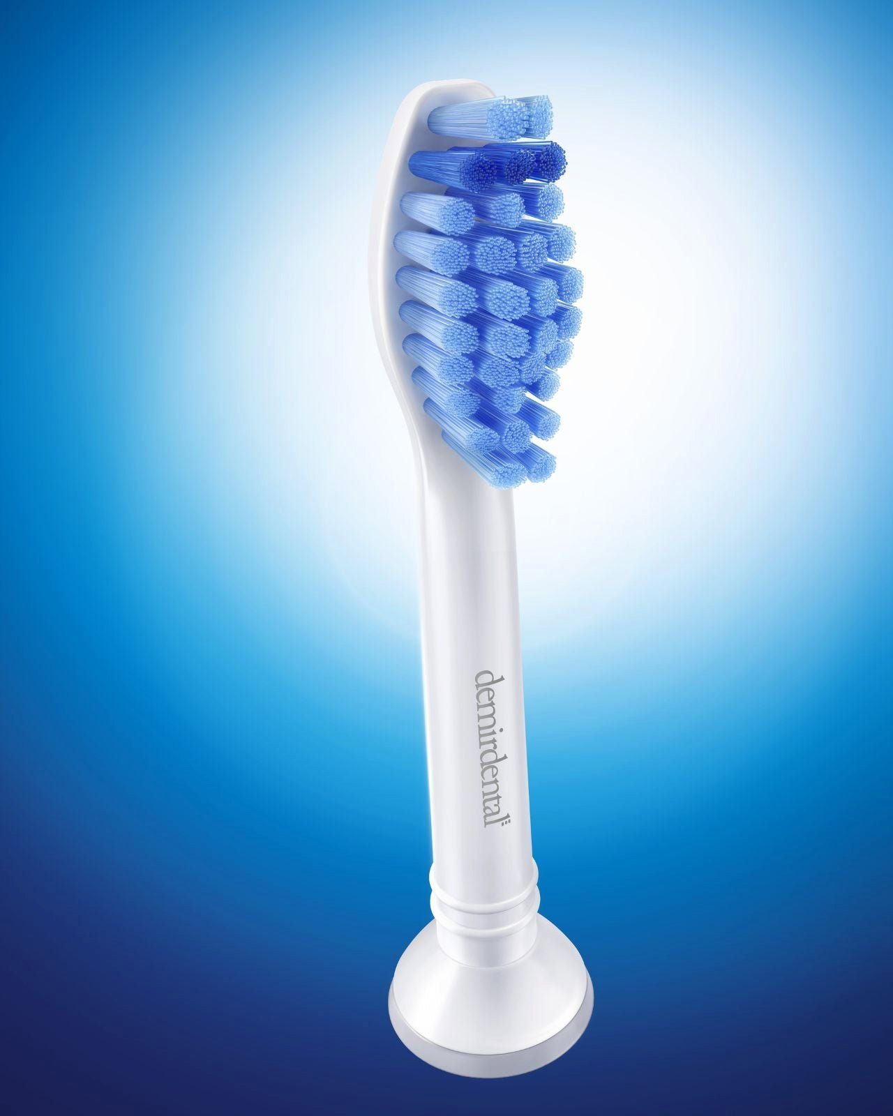 demirdental Aufsteckbürsten passend für Philips Sonicare Ersatzbürsten, Medium, Weiß, HX6018/HX6010