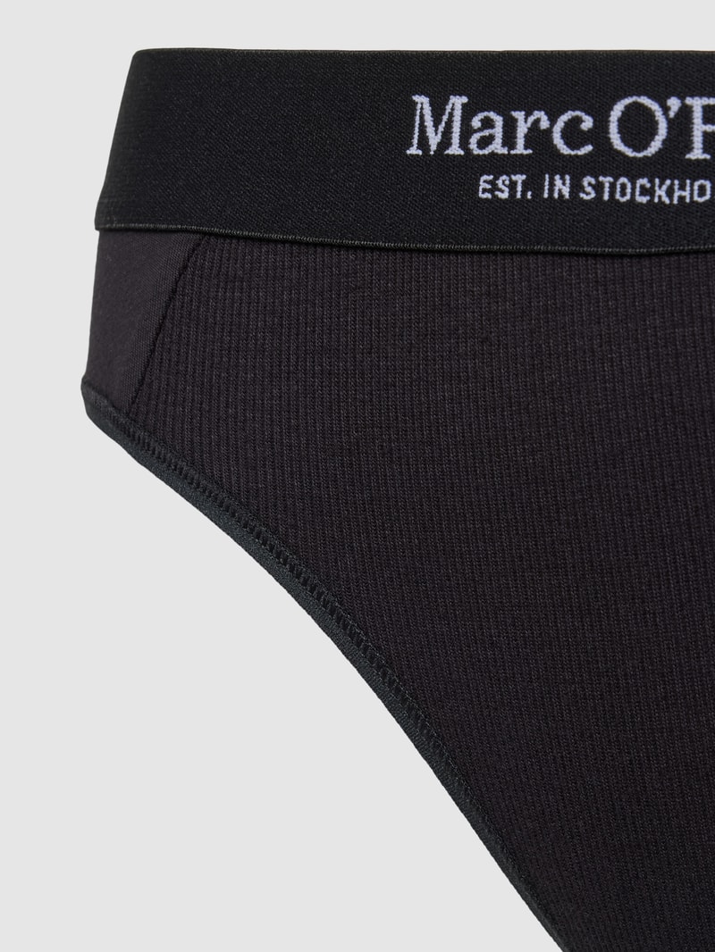 Slip mit elastischem Logo-Bund Modell 'Iconic' in schwarz