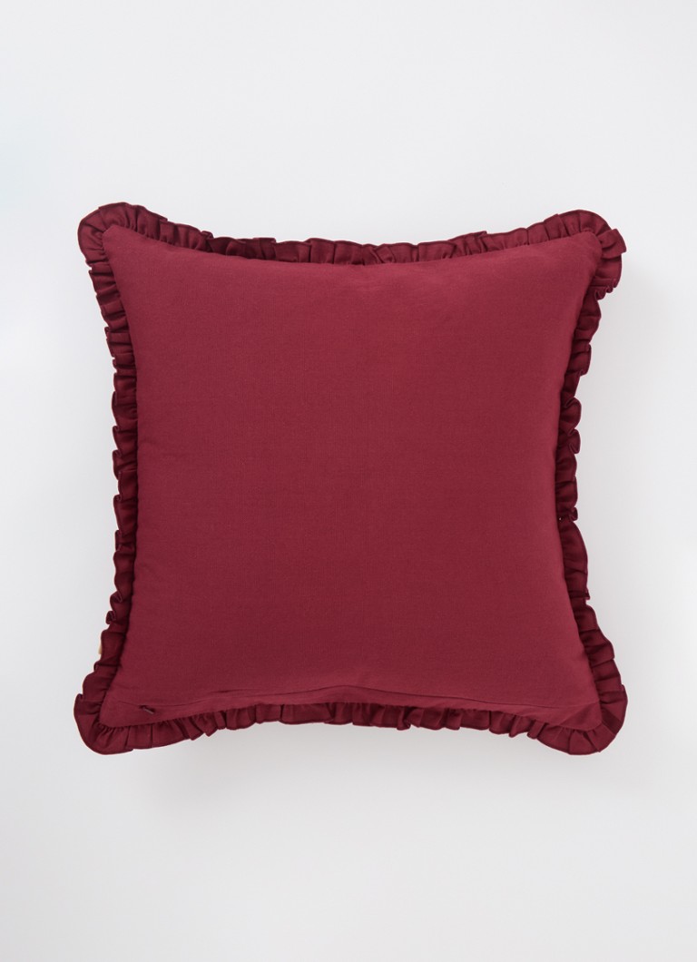 Coussin décoratif Palais Carry en coton biologique 50 x 50 cm