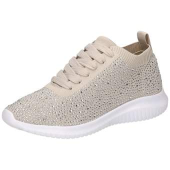 Barbarella Schnürsneaker in beige