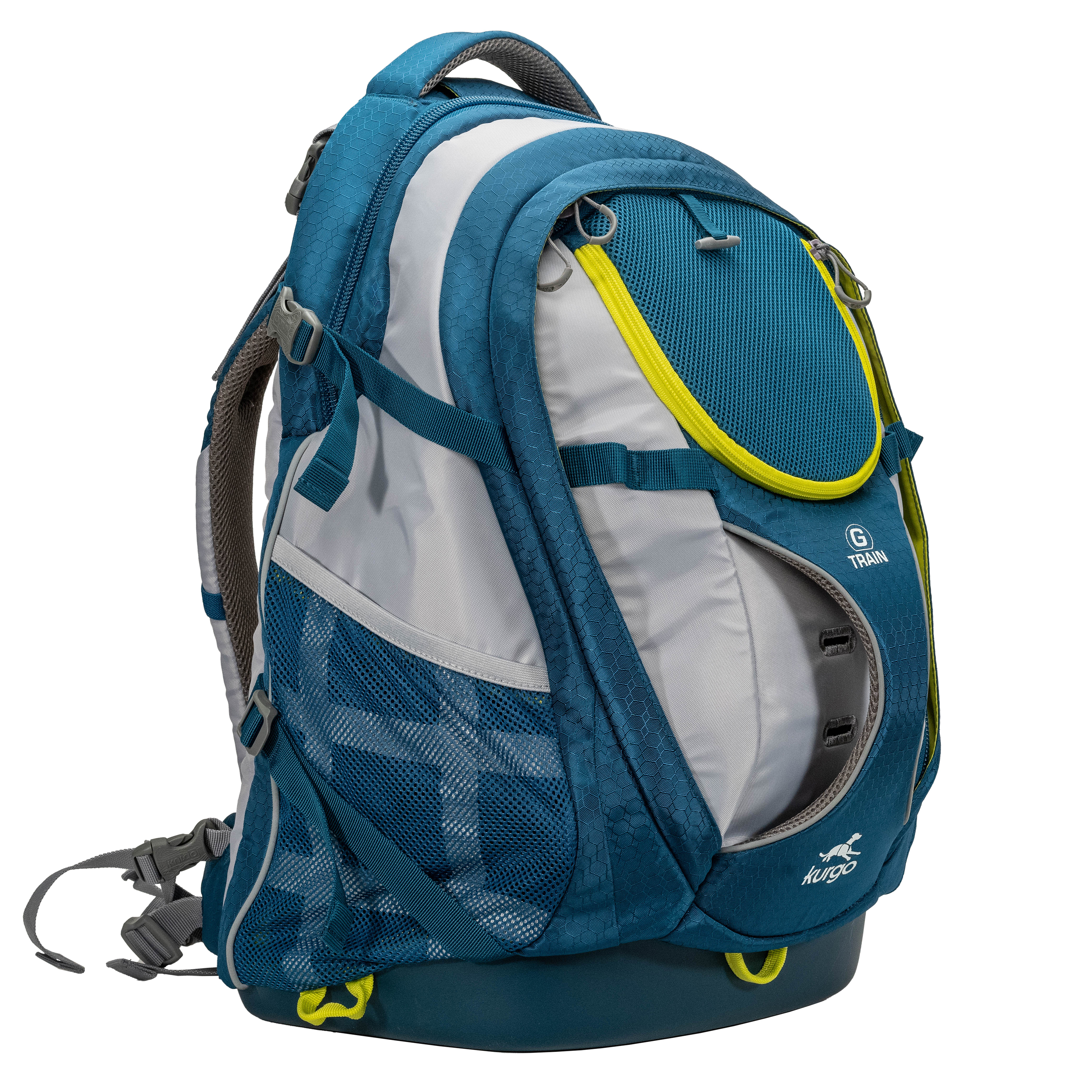 Kurgo Tragetaschen Kurgo Hunderucksack G-Train blau/ türkis/ grau