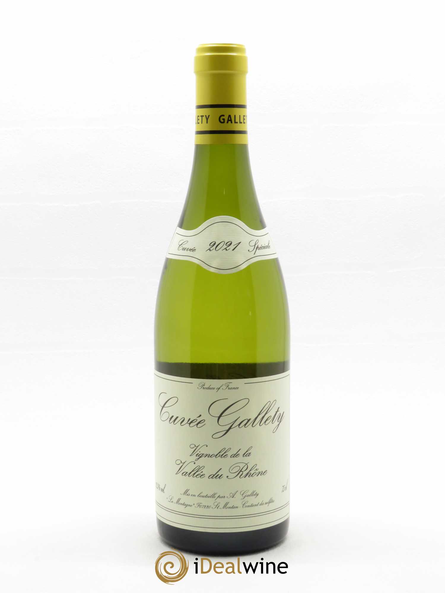 Côtes du Vivarais Blanc Gallety (Domaine)  2021 - Lot de 1 Bouteille