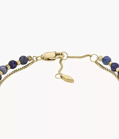 Fossil Armband All Stacked Up Beads Lapislazuli blau