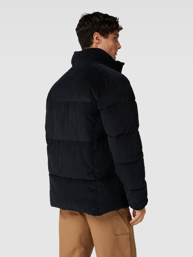 Steppjacke mit Stehkragen Modell 'Puffect™' in schwarz