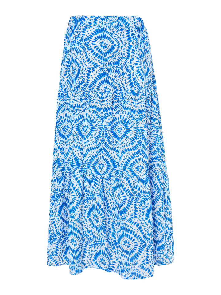 IZIA Maxirock Mit Print in Blau günstig kaufen