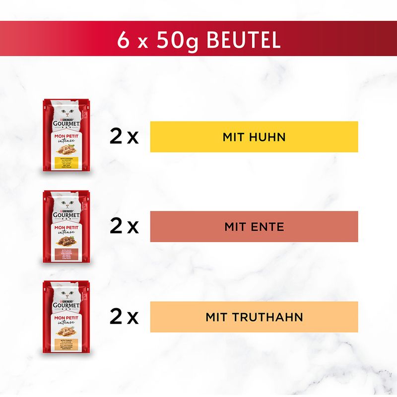 Mixpaket Gourmet Mon Petit 24 x 50 g zu TOP-Preisen
