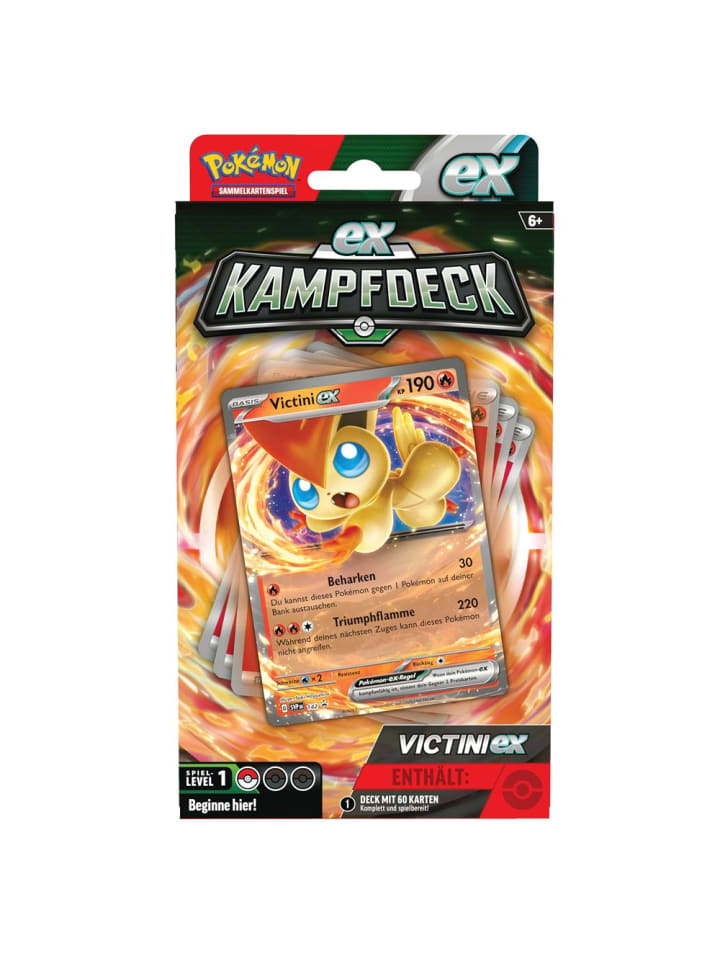 Pokémon Victini-EX Kampfdeck | 60 Karten | Pokemon Sammel-Karten deutsch günstig kaufen onesize