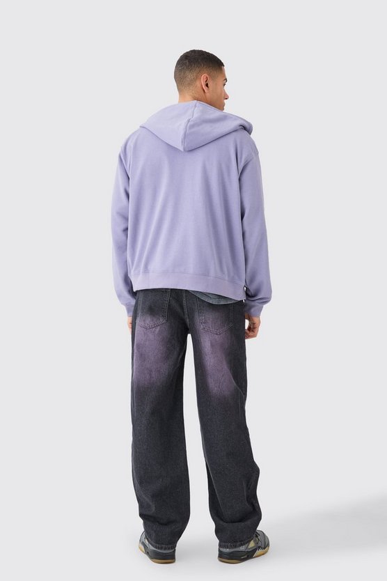 Oversize Hoodie mit Reißverschluss