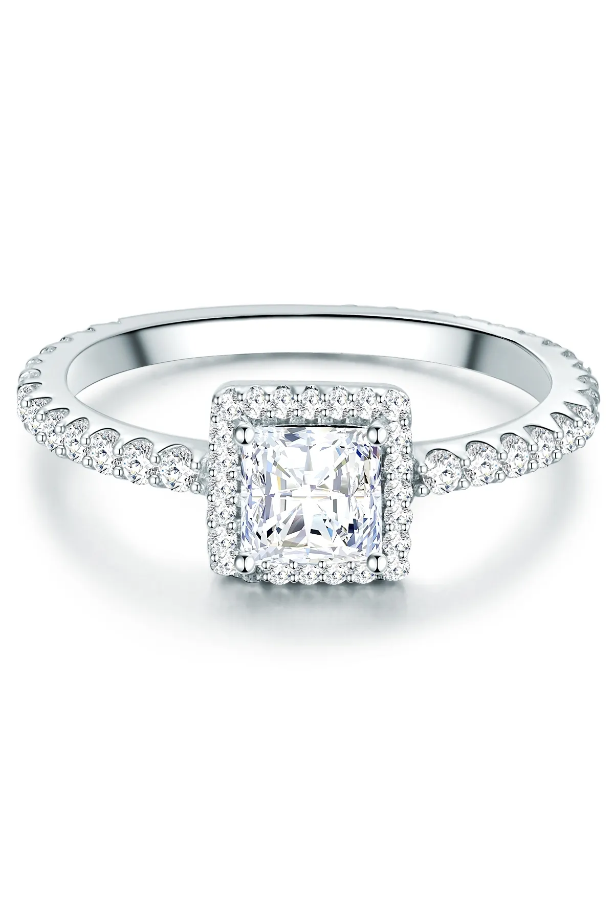 Trilani  Silberring Ring Sterling Silber Zirkonia weiß