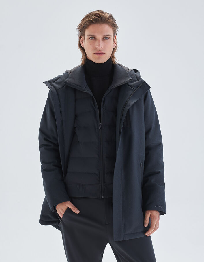 Parka marine WATERPROOF détails Reflective Homme
