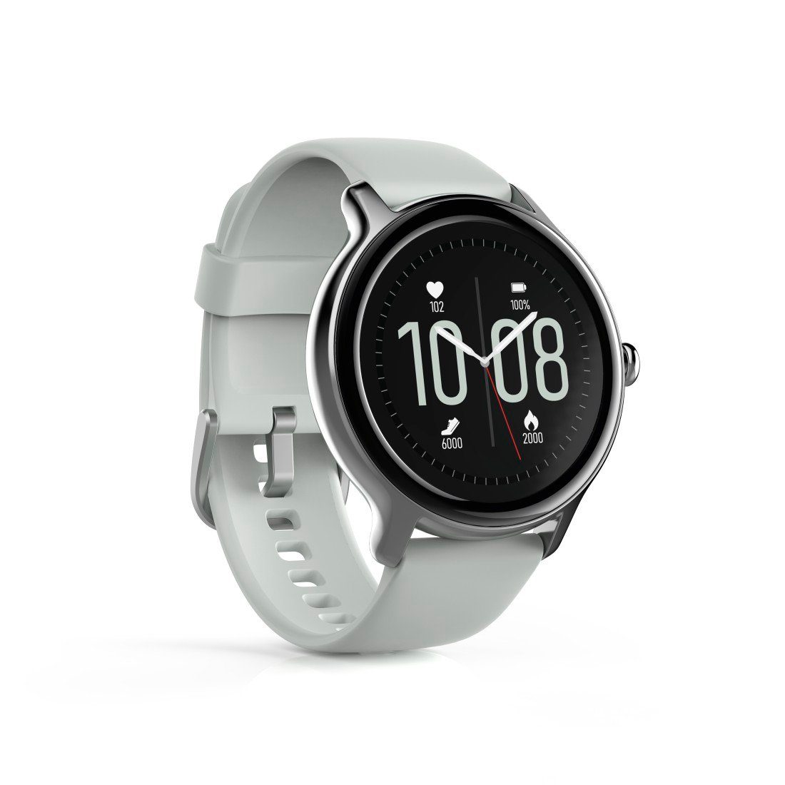 Hama Smartwatch Damen Herren, Fitnesstracker, wasserdicht, Blutsauerstoff Smartwatch (2,79 cm/1,09 Zoll), Herzfrequenz, Timer, Schritte, Kalorien, Schlaf, Stress, Tempo, Musik