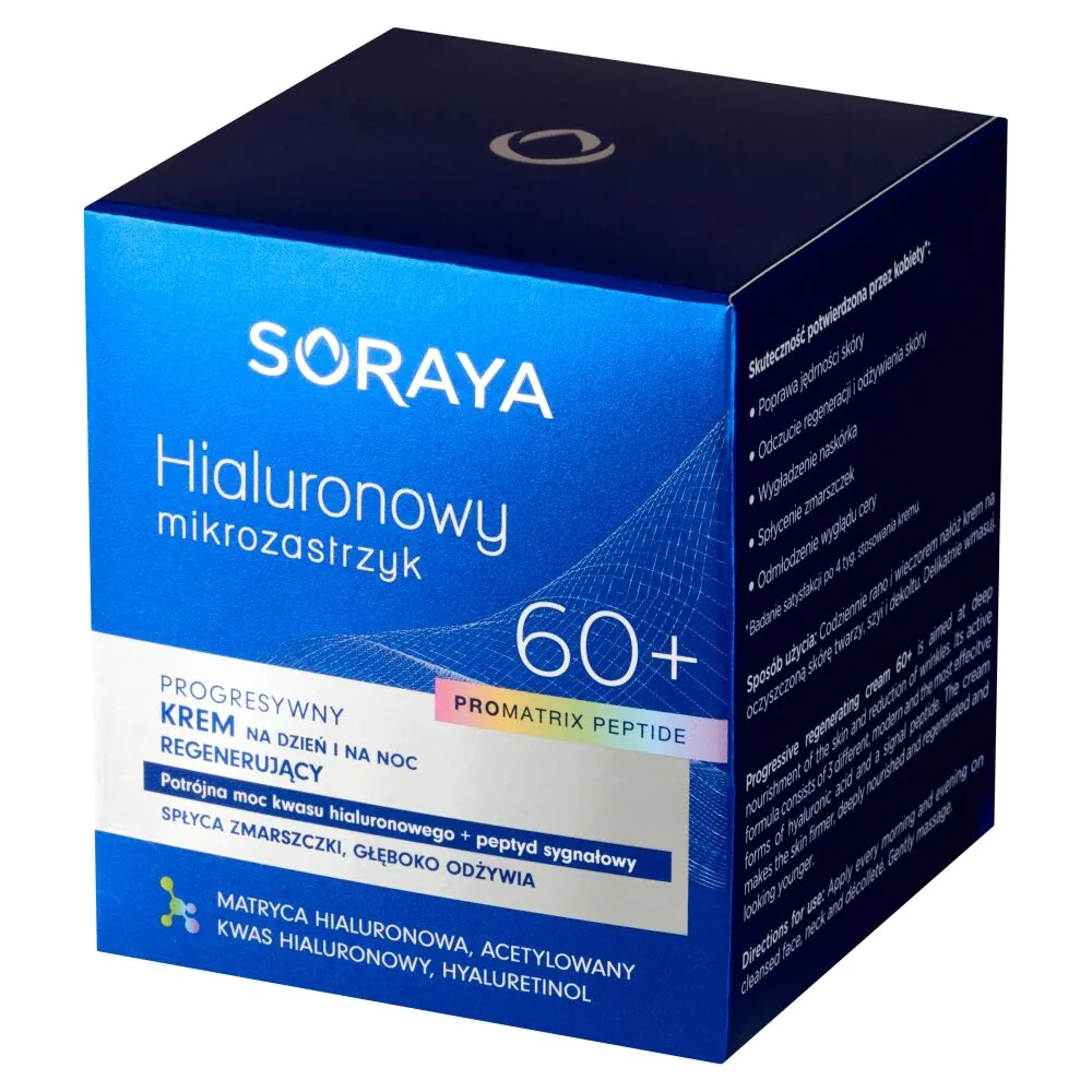 Soraya hijaluronska mikroinjekciona regenerirajuća krema 60+ za dan i noć