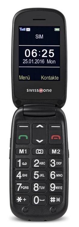 Swisstone BBM 625 0,3 Megapixel 6,1 cm (2,4 Zoll) MiniSIM Mobiltelefon Mobiltelefon Silber