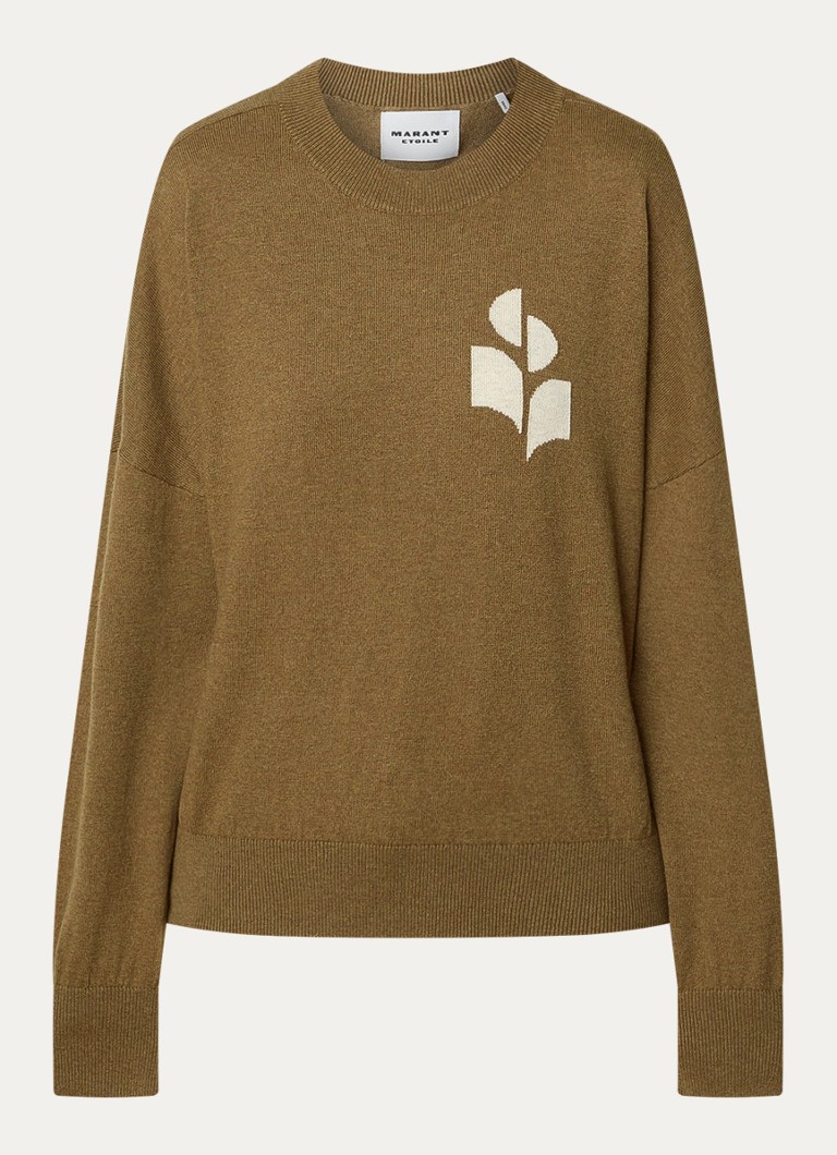 Feinstrickpullover von Isabel Marant Marisan mit eingestricktem Logo