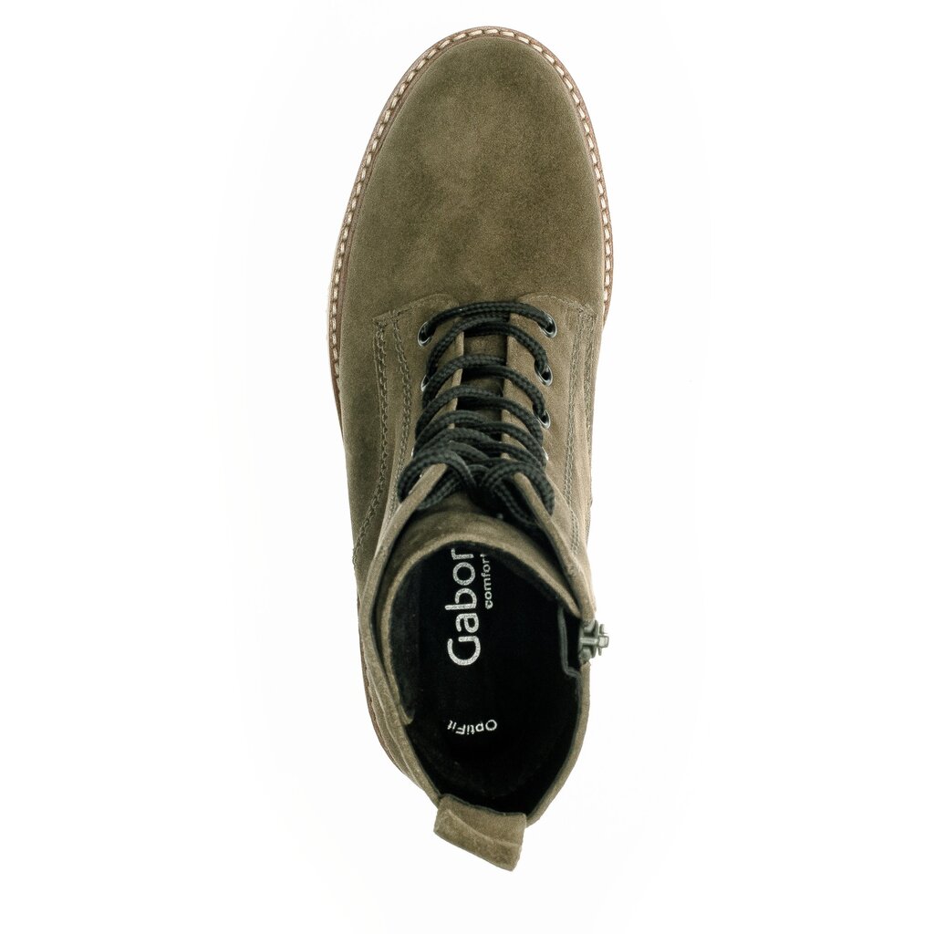 Gabor comfort Schnürstiefelette grün