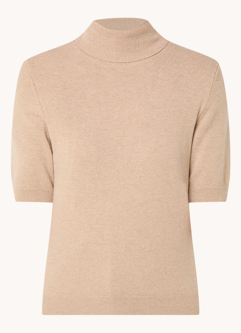 Benetton Fine-knit top in cashmere blend