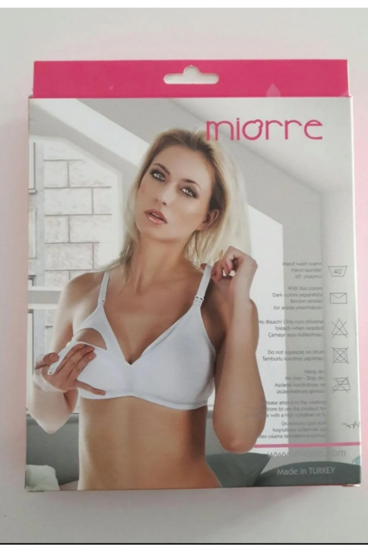 Miorre  BH - Weiß - Unifarben