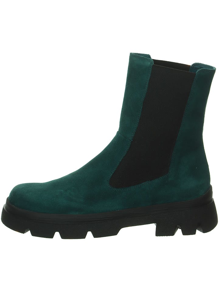 Think! Leder-Chelsea-Boots in Dunkelblau günstig kaufen