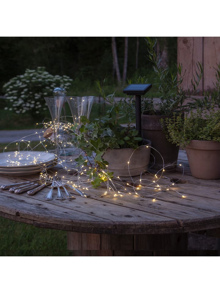 STAR Trading Solar-Lichterkette Dew Drop, (200 LEDs, Batterie) günstig kaufen onesize