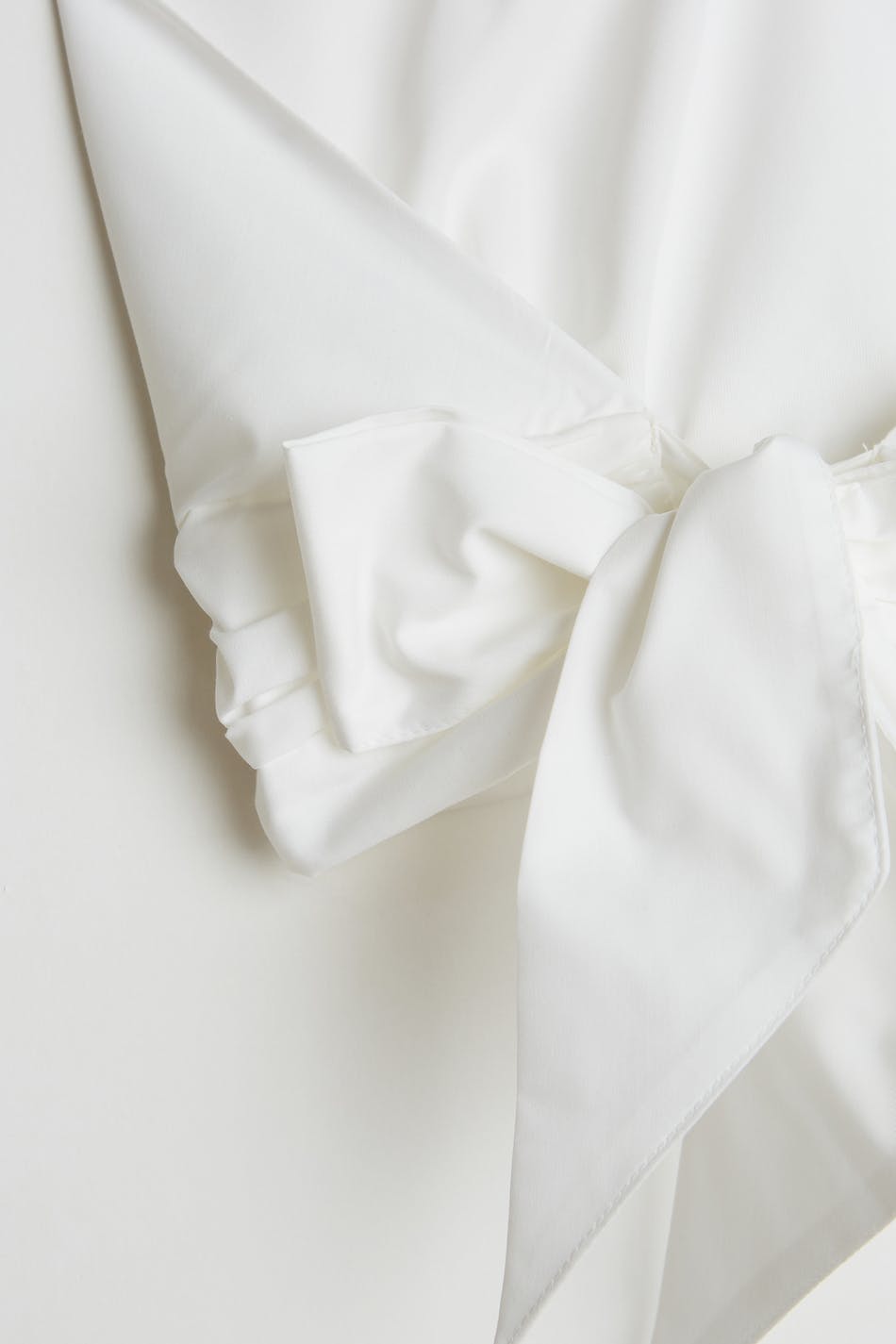 Poplin tie back top