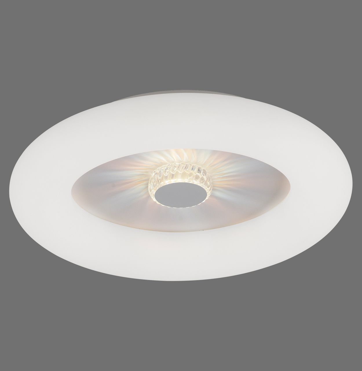 JUST LIGHT LeuchtenDirekt LED Deckenleuchte VERTIGO, CCT, dimmbar, Fernbedienung, Ø50 cm, IP20