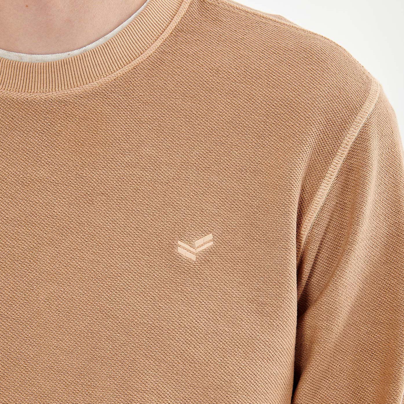 TAPOK  T-shirt beige homme 100% coton