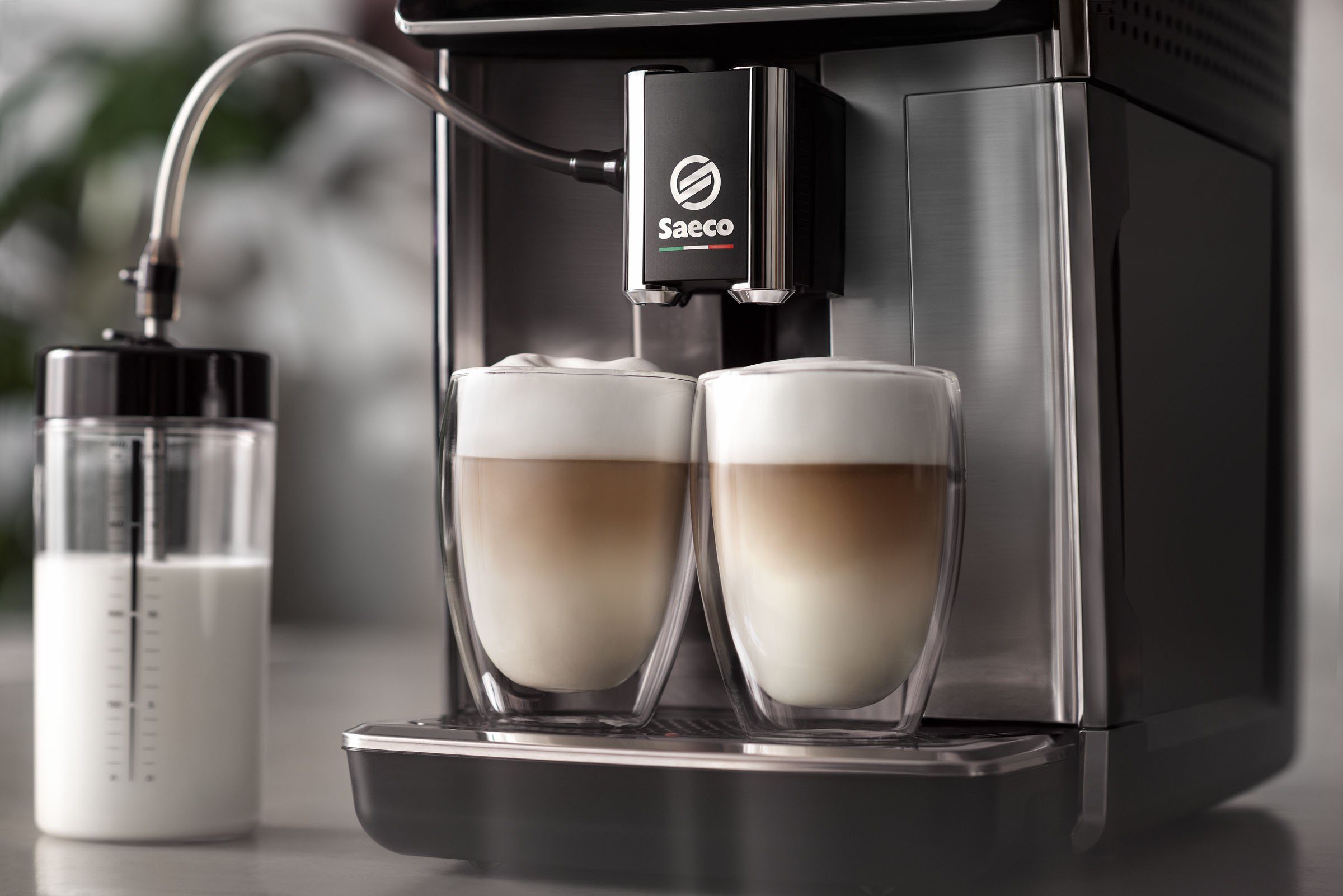 Saeco Kaffeevollautomat GranAroma SM6585/00, individuelle Personalisierung: CoffeeMaestro, 16 Kaffeespezialitäten