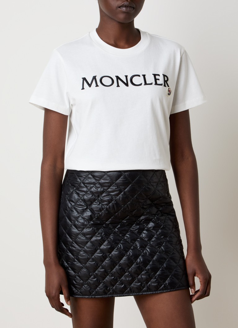 T-shirt Moncler con logo ricamato