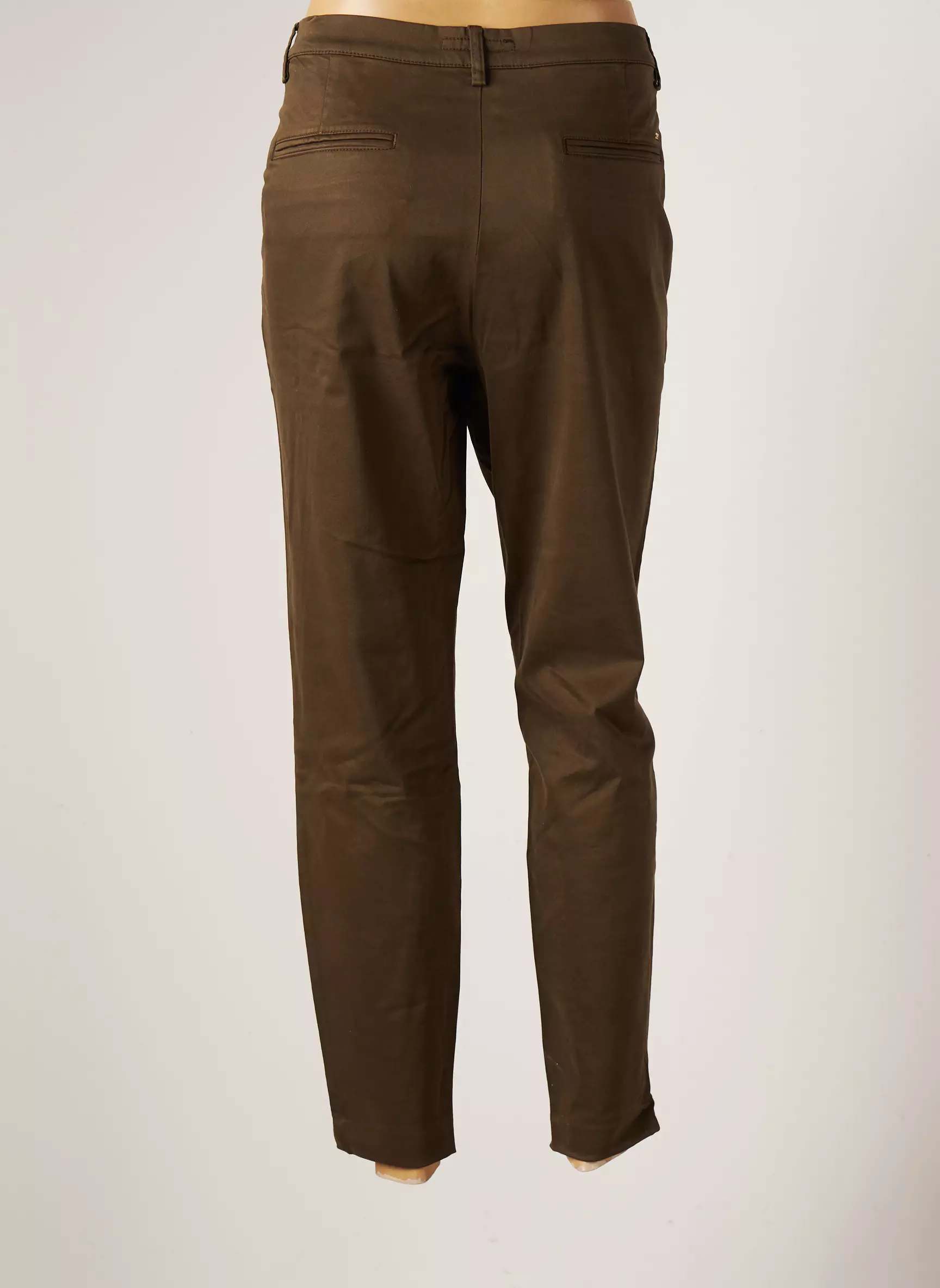 Lcdn Pantalon7 8 Femme couleur vert