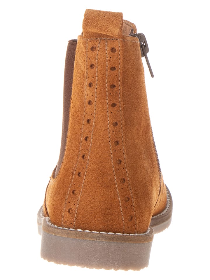 lamino Leder-Chelsea-Boots in Hellbraun günstig kaufen
