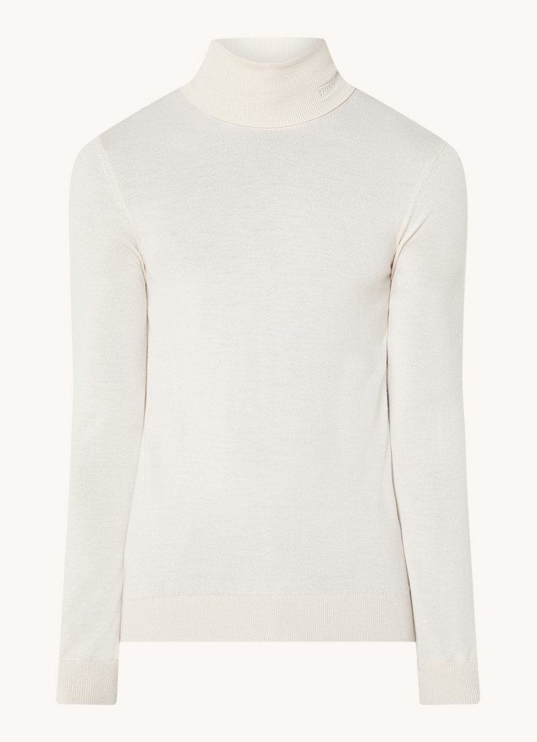 HUGO BOSS San Thomas fine-knit turtleneck sweater made of virgin wool