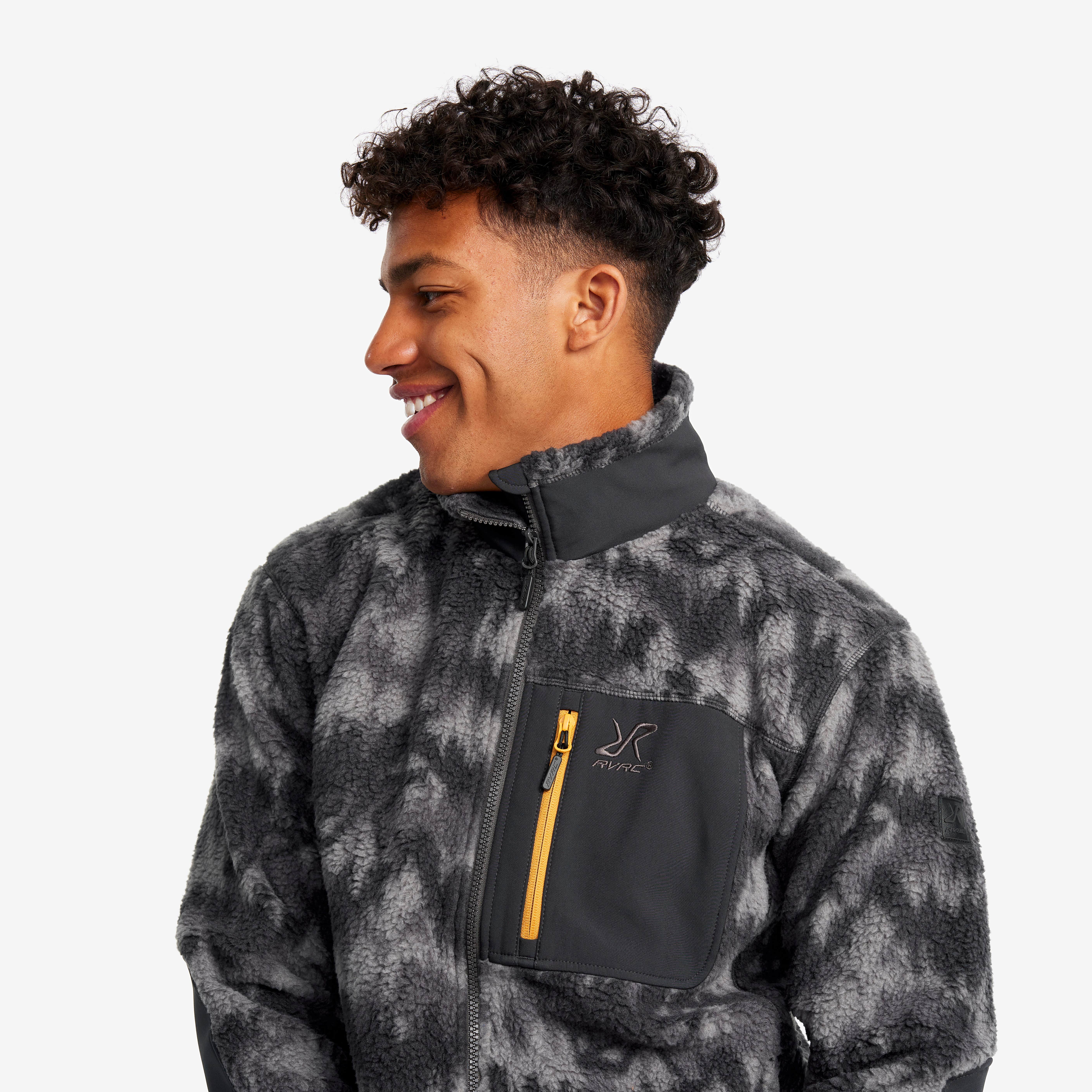 High Pile Fleece Homme Anthracite