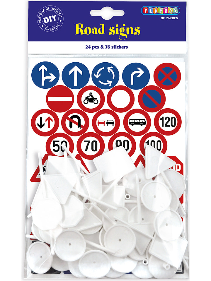 Playbox Verkehrsschilder & Sticker in Bunt günstig kaufen onesize