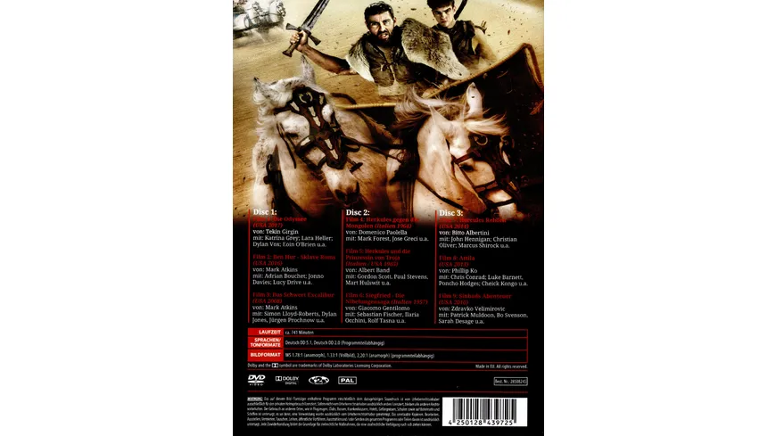Helden des klassischen Altertums  [3 DVDs]