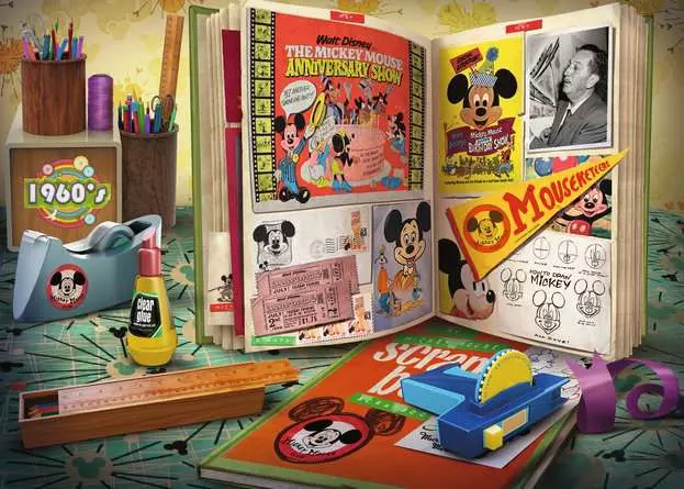 Puzzle 1000 Teile - 1960 Mickey Moments