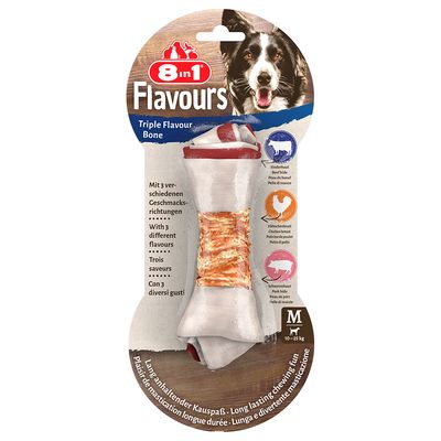 8in1 Triple Flavour Kauknochen M