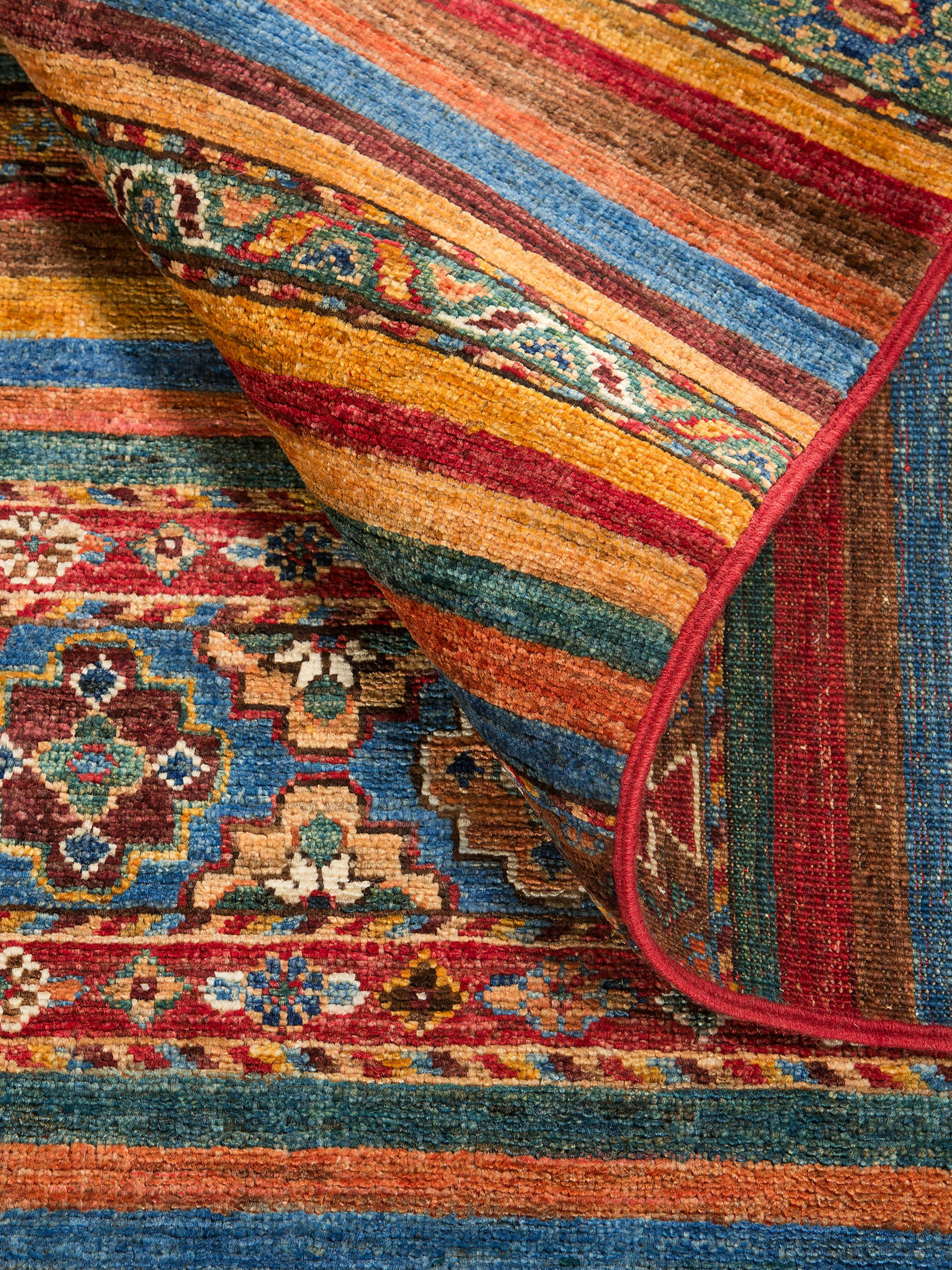 Chobi Schal ca. 253 x 300 cm, Unikat / Einzelstück