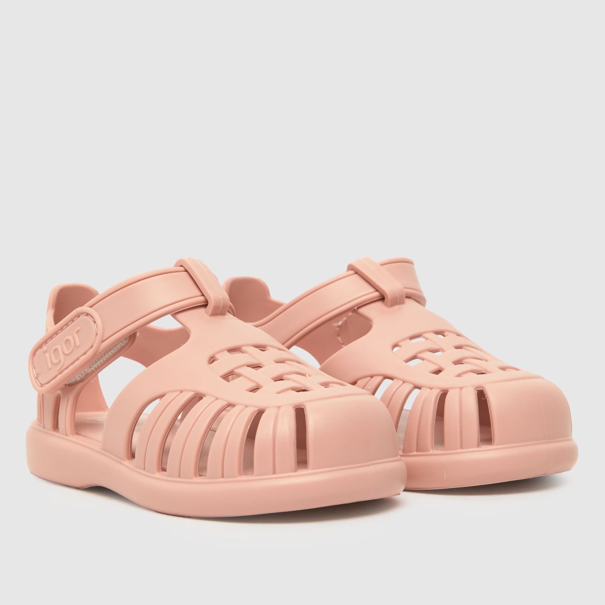 Igor ljusrosa tobby solida flickor sandaler