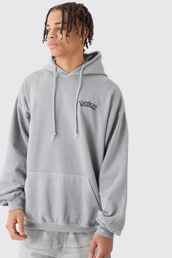 Oversize Hoodie mit lizenziertem Pokemon Garchomp Print