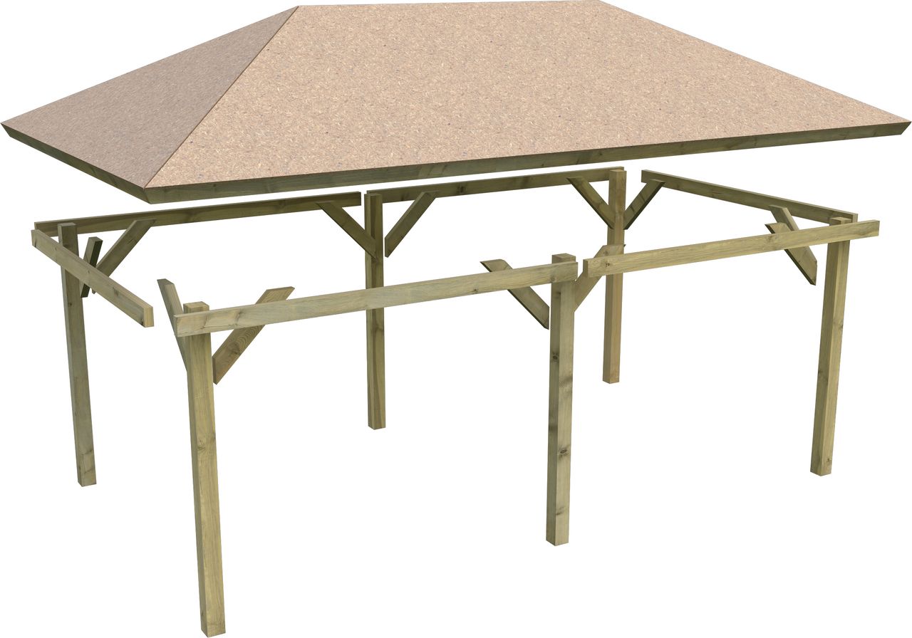 Karibu Pavillon Carport 
